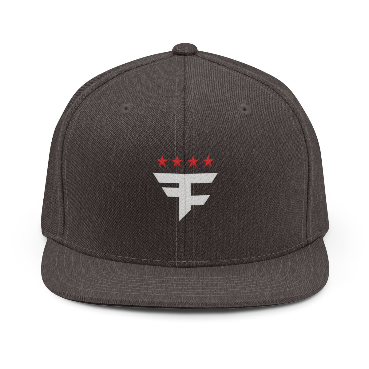 Four Star 3D Snapback Hat (Black) - alternate angle 1, merchandise