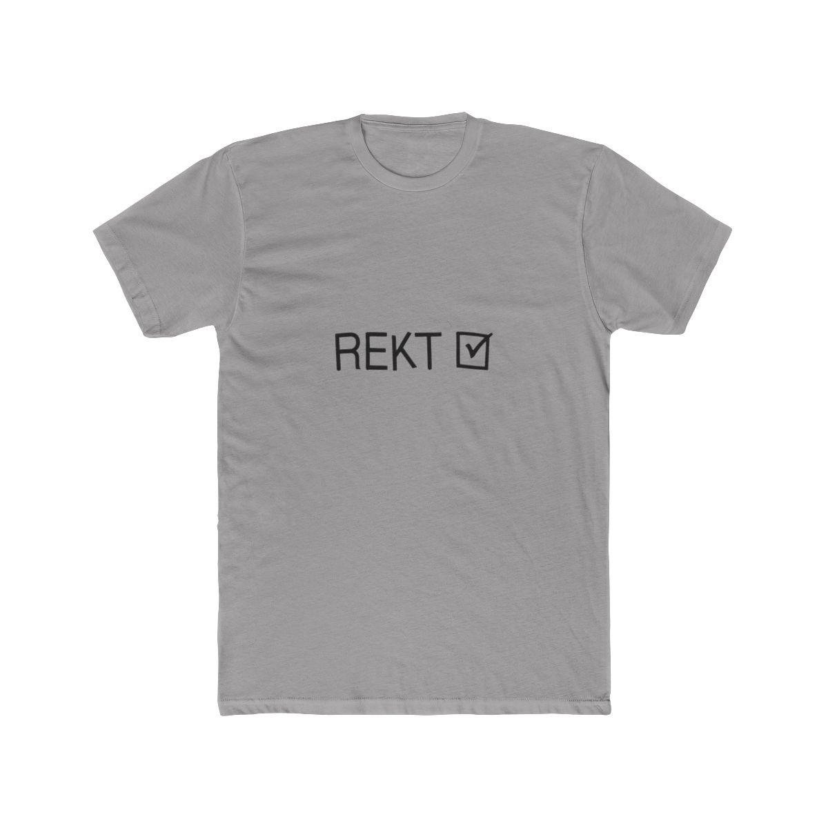 REKT Checkmark Gaming T Shirt - Funny Gamer Defeat Meme - Official t-shirts merchandise