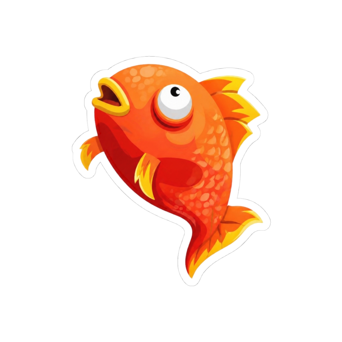 Funny Fishstick Food Sticker - Official stickers merchandise