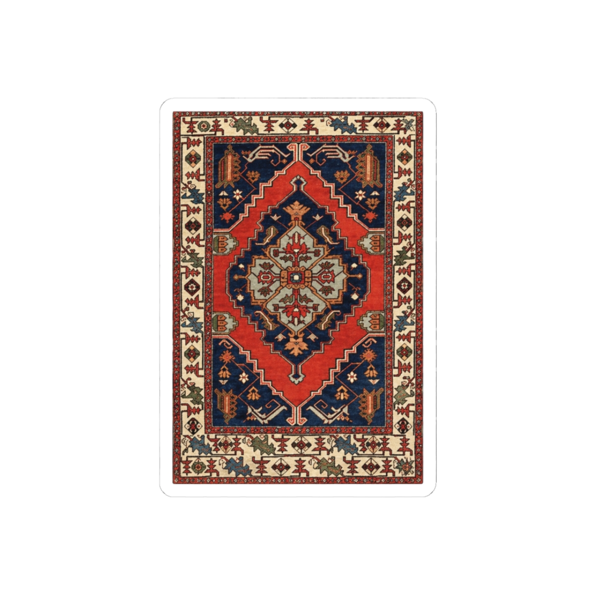Vintage Antique Persian Carpet Boho Pattern Sticker - Official stickers merchandise