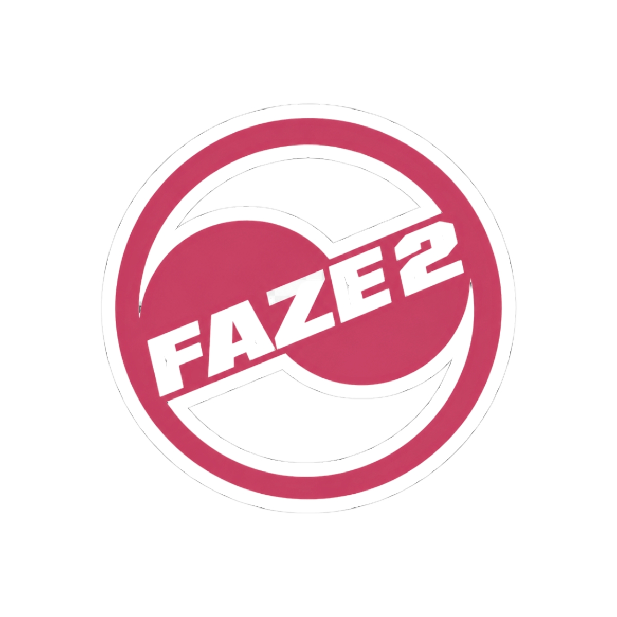 Faze2Records Bold Underground Music Sticker - Official stickers merchandise