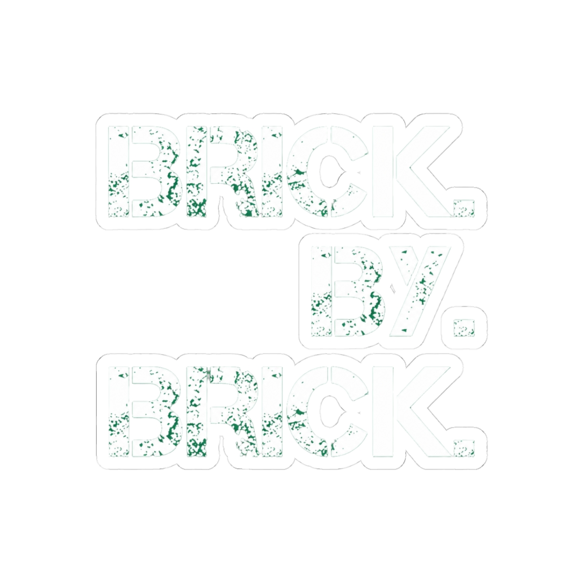 OpTic CDL Brick By Brick Quote Gaming Sticker - Esports Fan Decal - Official stickers merchandise