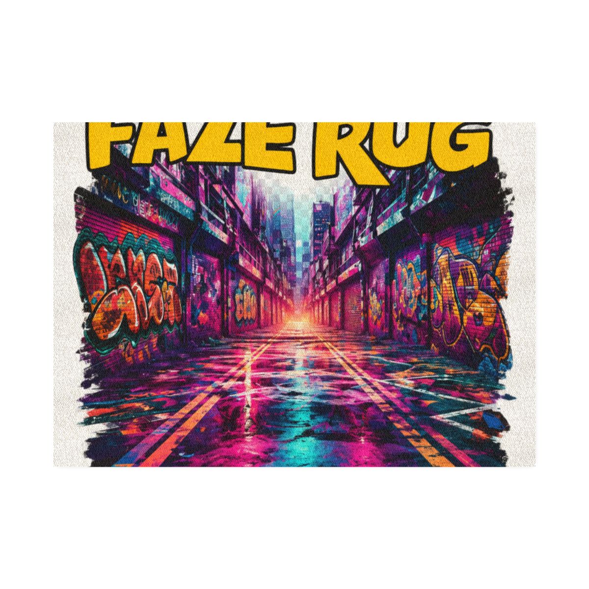 Faze Rug Graffiti Street Art Rug - YouTuber Fan Home Decor - Official Creator merchandise