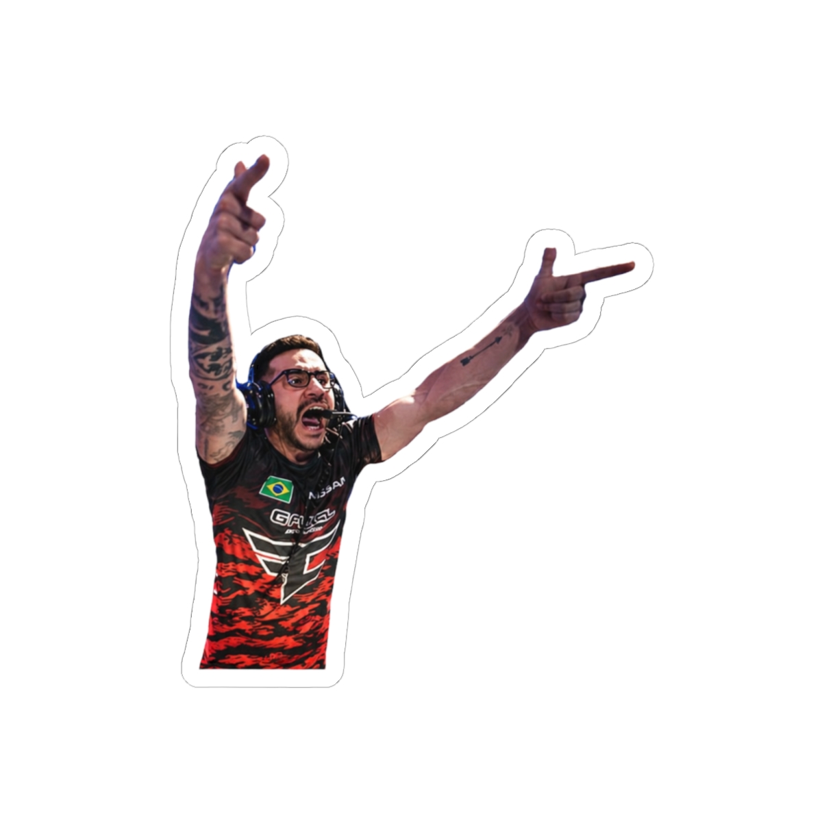 Coldzera Você é Fraco CS:GO Trash Talk Bold Sticker Decal