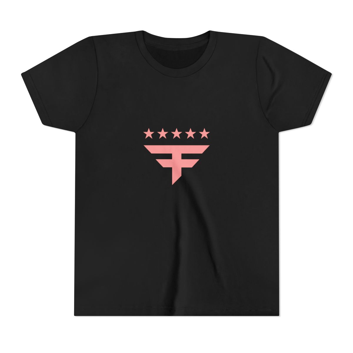 Four Star Left Chest Kids Tee (Vintage Black)